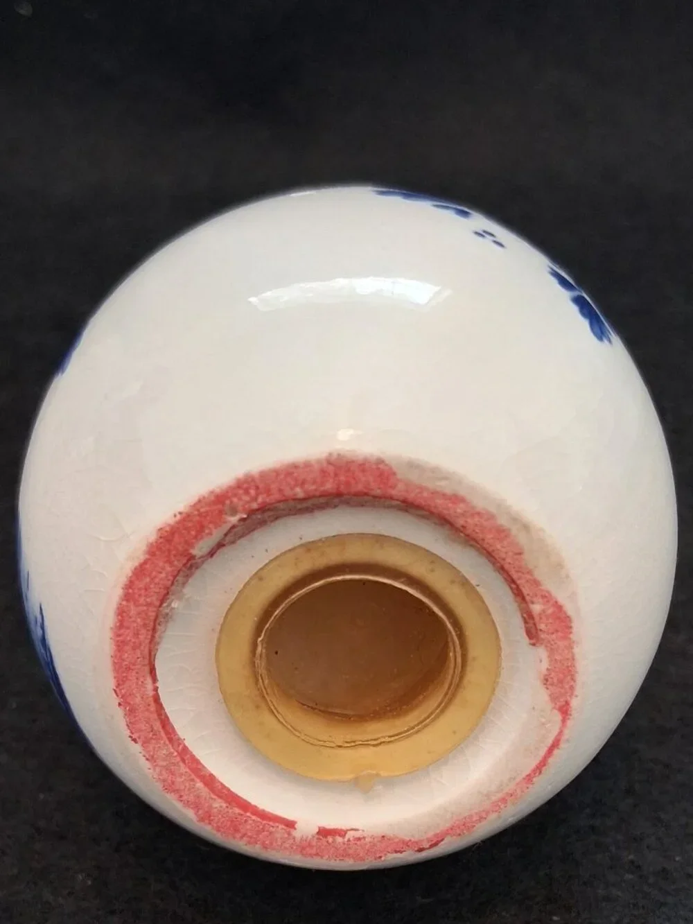 Vintage Delft Blue Hand Painted Egg-Shaped Salt and Pepper Shakers Windmill - Picture 10 of 10